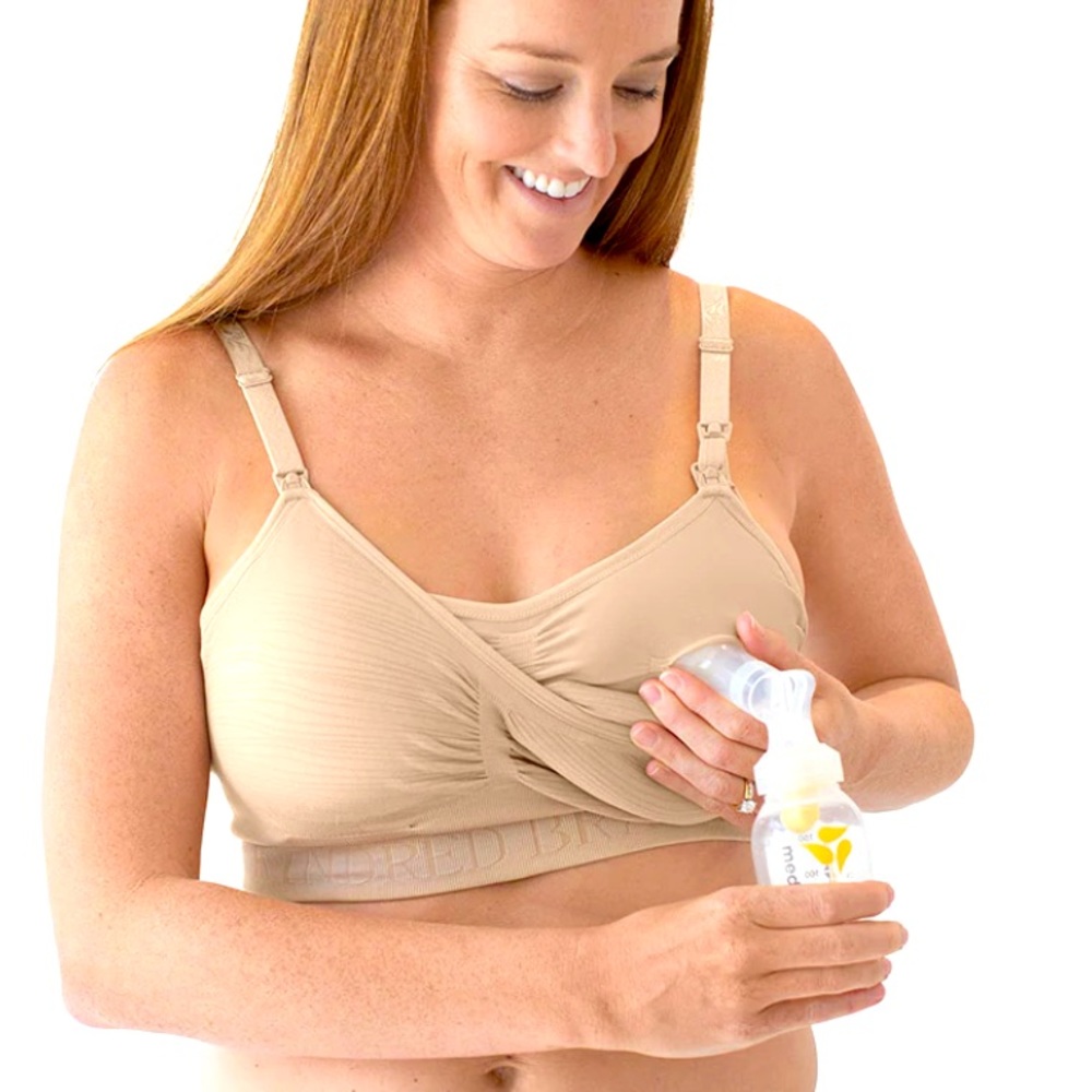 NWOT Kindred Bravely Sublime® Hands-Free Pumping & Nursing Bra - Beige